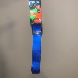 Large Blue Dog Collar